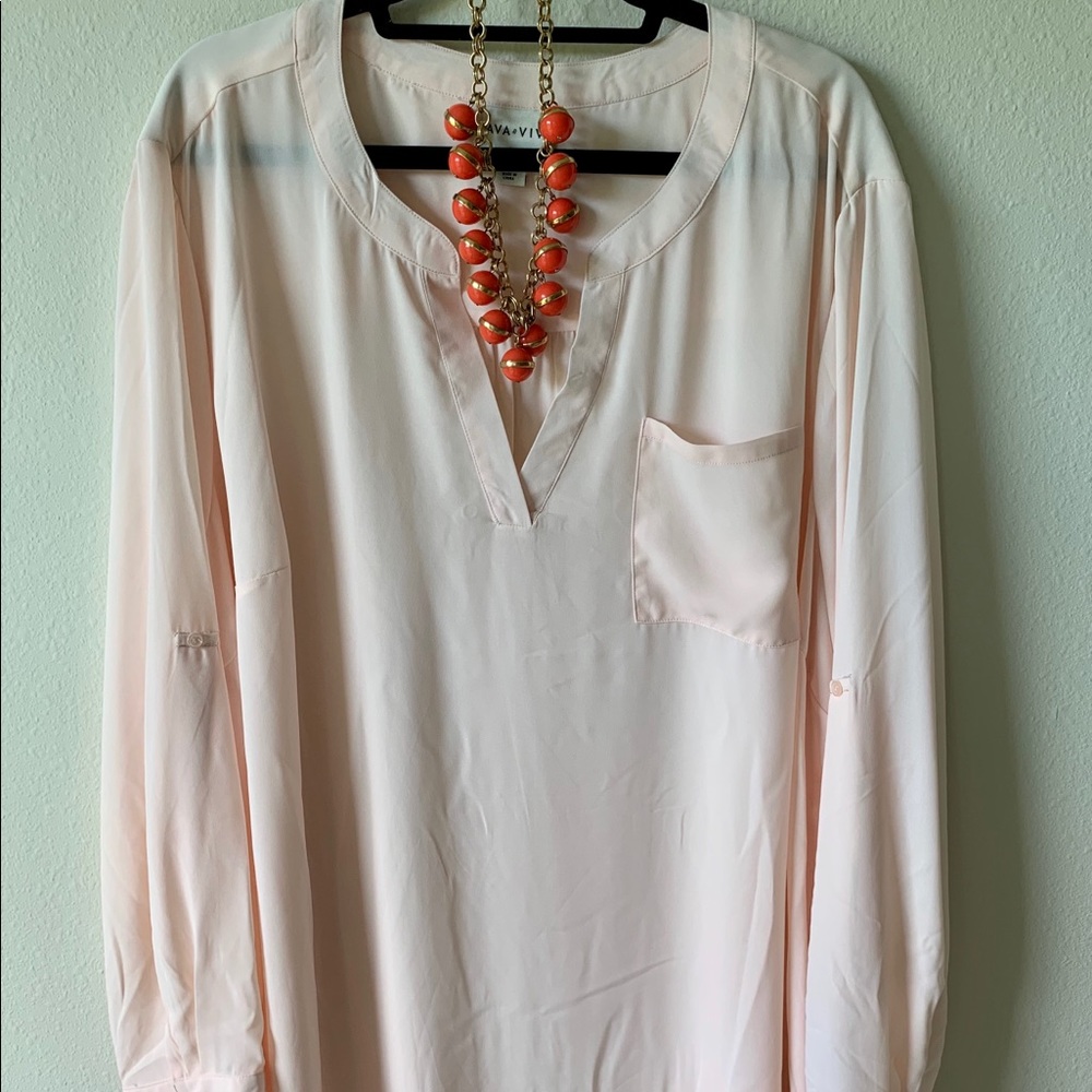 Light Pink Ava And Viv 4X top